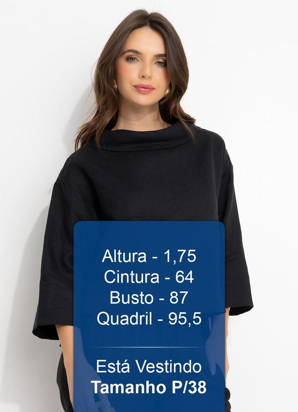 Souq - Blusa em Linho Preto 5