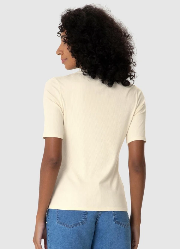 Malwee - Blusa Justa Canelada Off White 2