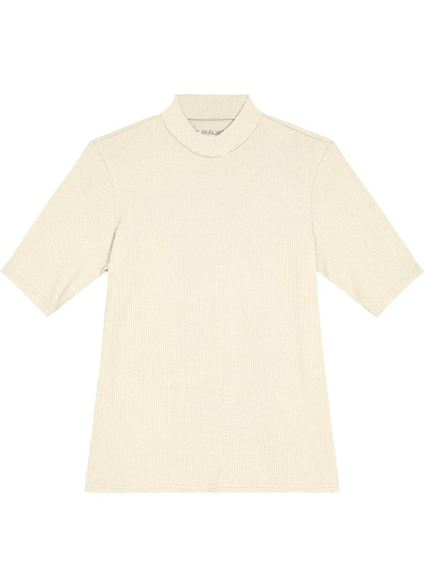 Malwee - Blusa Justa Canelada Off White 4