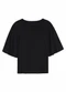Malwee - Blusa Justa em Viscose Canelada Preto - variação: Preto
