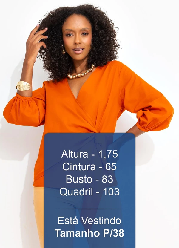 Colcci - Blusa Laranja 5