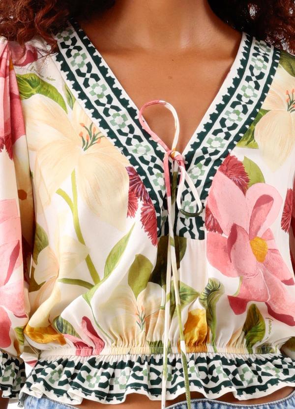 Farm - Blusa Lenço Floral Biriba 4