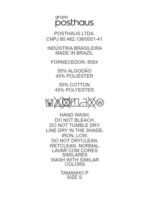 Quintess - Blusa Listrado Azul em Tricoline 5