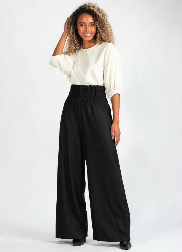 Colcci - Blusa Manga 3/4 de Viscose Off White 3