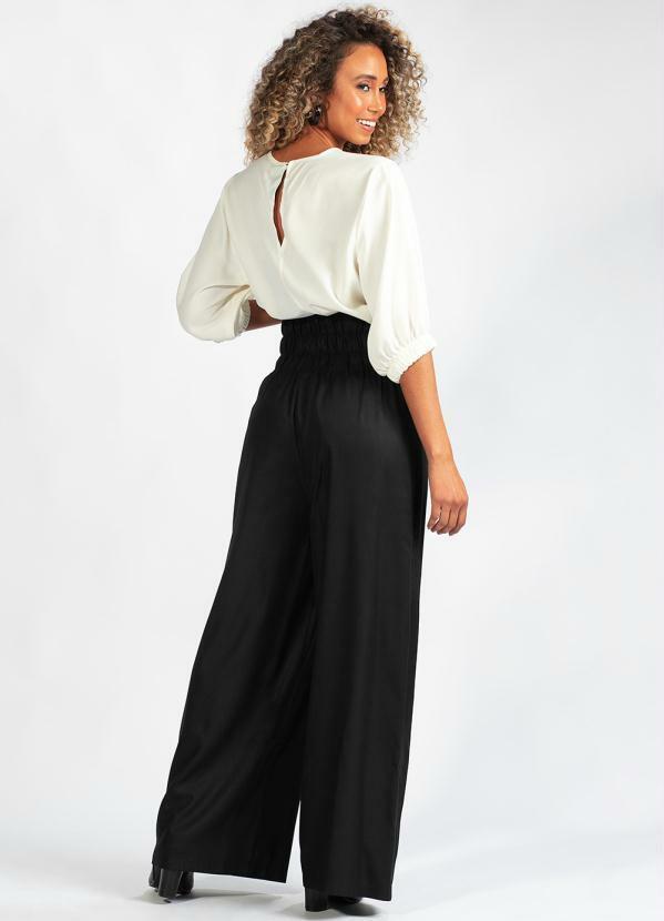 Colcci - Blusa Manga 3/4 de Viscose Off White 4