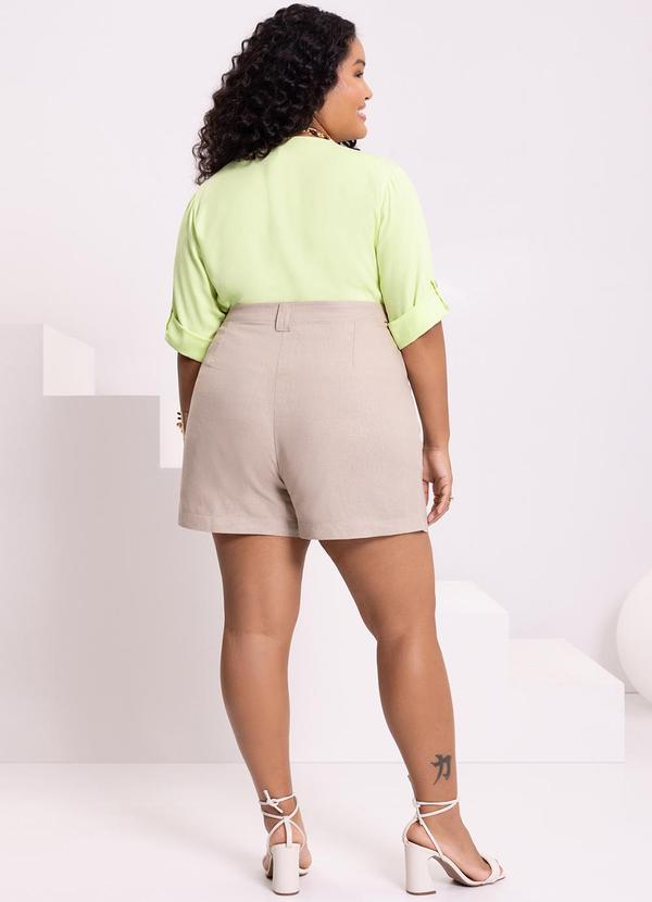 Lunender Mais Mulher - Blusa Manga 3/4 Viscose Responsável Verde 4