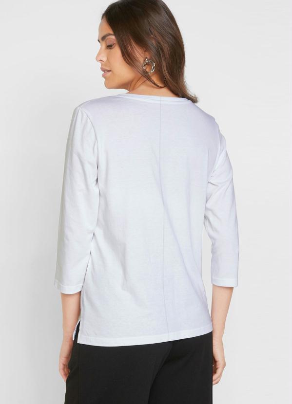 bonprix - Blusa Manga 7/8 Branca 2