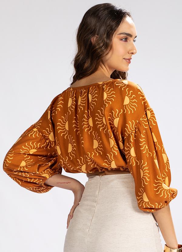 Hering - Blusa Manga 7/8 em Viscose Estampado 2