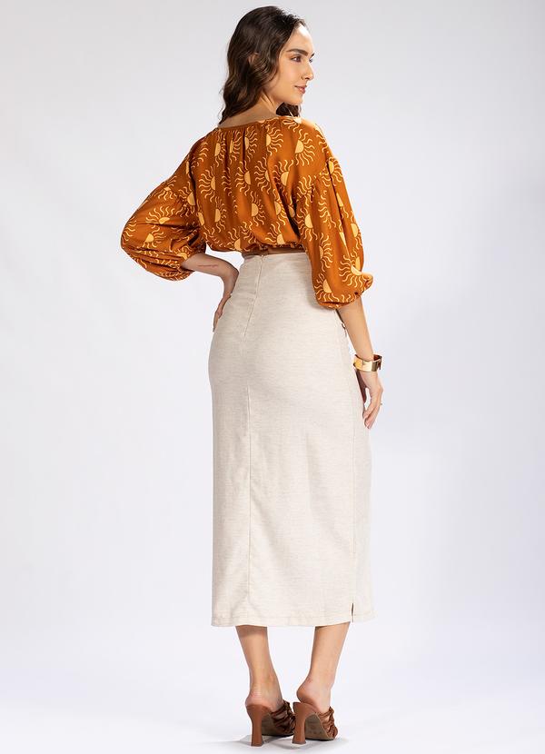 Hering - Blusa Manga 7/8 em Viscose Estampado 4