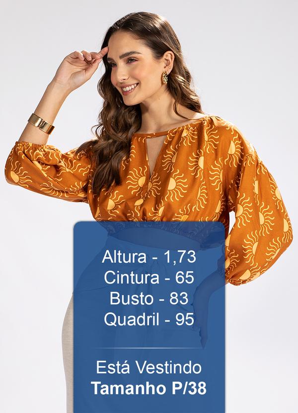 Hering - Blusa Manga 7/8 em Viscose Estampado 5
