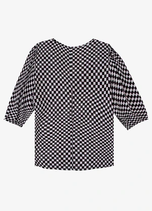 Infinita Cor - Blusa Manga Curta Branco - INFINITA COR