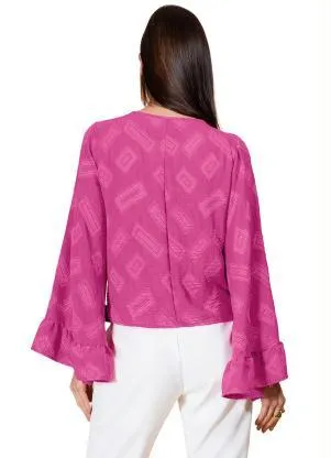 Rovitex - Blusa Manga Longa Feminina Rosa - ROVITEX
