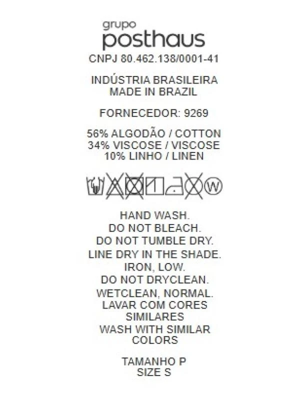 Quintess - Blusa Marrom Claro em Linho 8