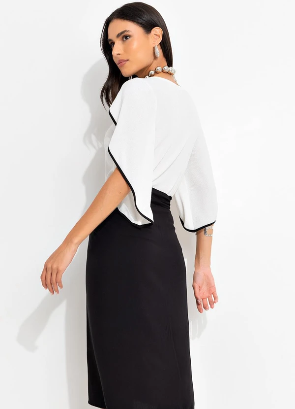 Quintess - Blusa Off White em Malha Texturizada 10