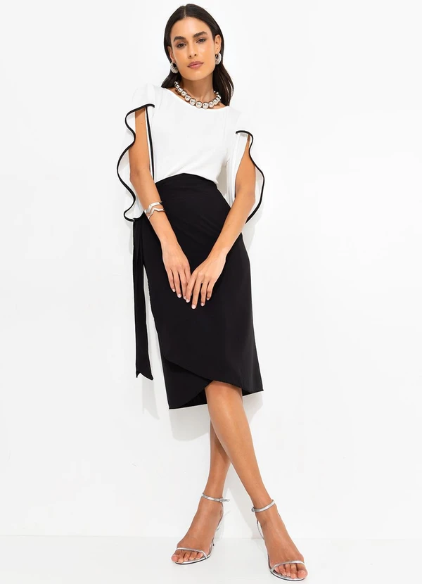 Quintess - Blusa Off White em Malha Texturizada 9