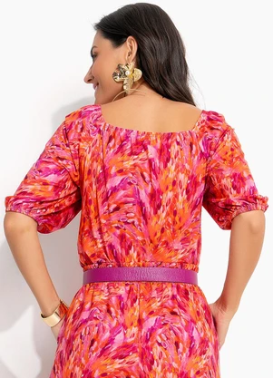 Quintess - Blusa Pinceladas em Malha Fria - QUINTESS