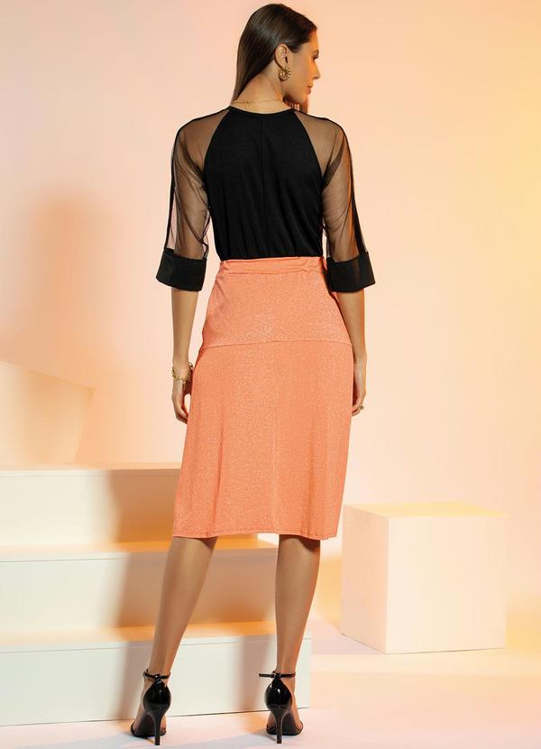 Rosalie - Blusa Preta com Manga em Tule 4