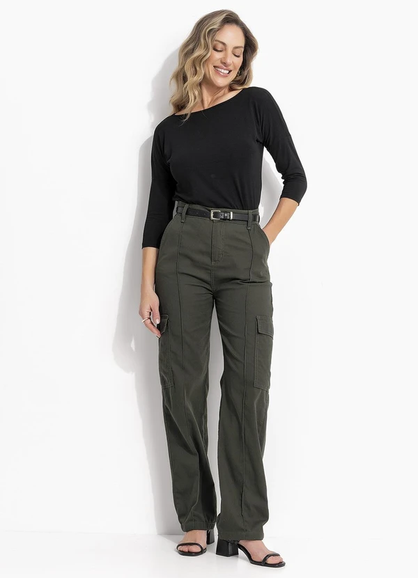 Quintess - Blusa Preta com Mangas 3/4 11