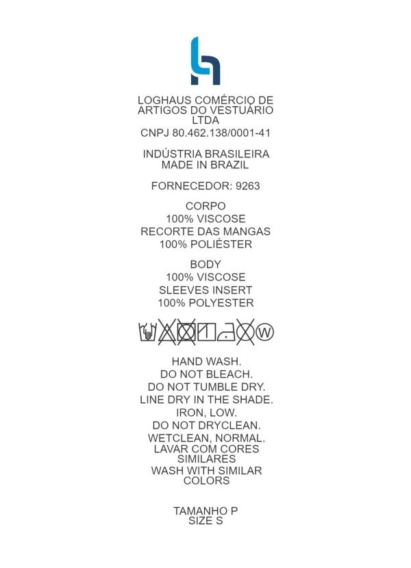 Quintess - Blusa Preta em Viscose Plana 5