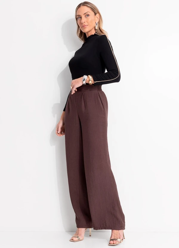 Quintess - Blusa Preto em Malha de Viscose 8