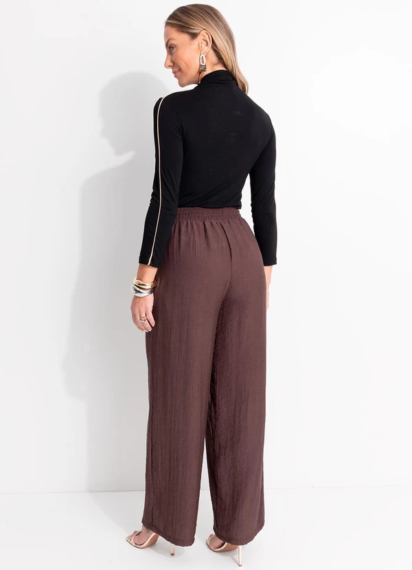 Quintess - Blusa Preto em Malha de Viscose 7