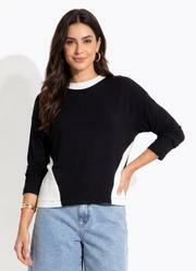 Blusa Preto em Molecotton