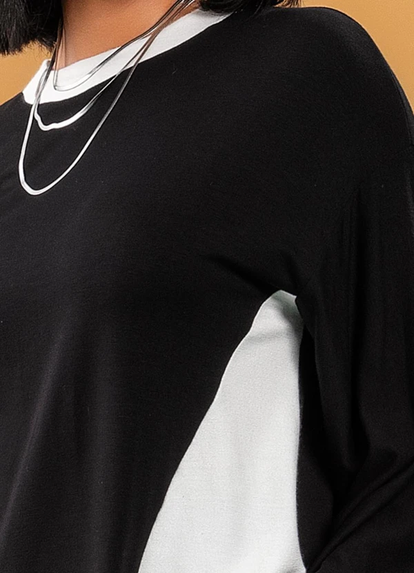 Quintess - Blusa Preto em Molecotton 5