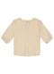 Malwee - Blusa Reta em Viscolinho Bege Claro - variação: Bege Claro