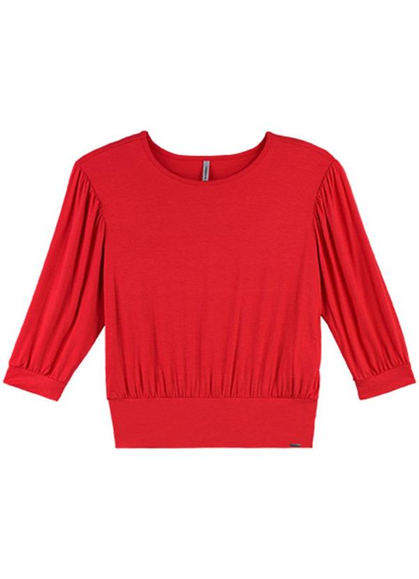 Rezzato - Blusa Sofisticated Summer Adulto Vermelho