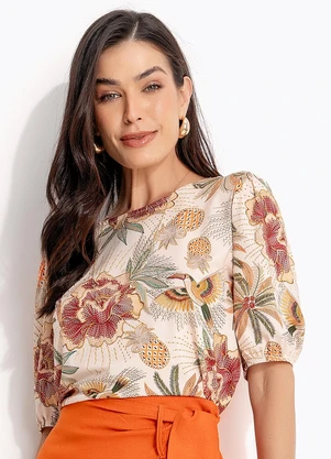 Quintess - Blusa Sol Tropical em - QUINTESS