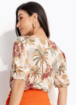 Quintess - Blusa Sol Tropical em - QUINTESS