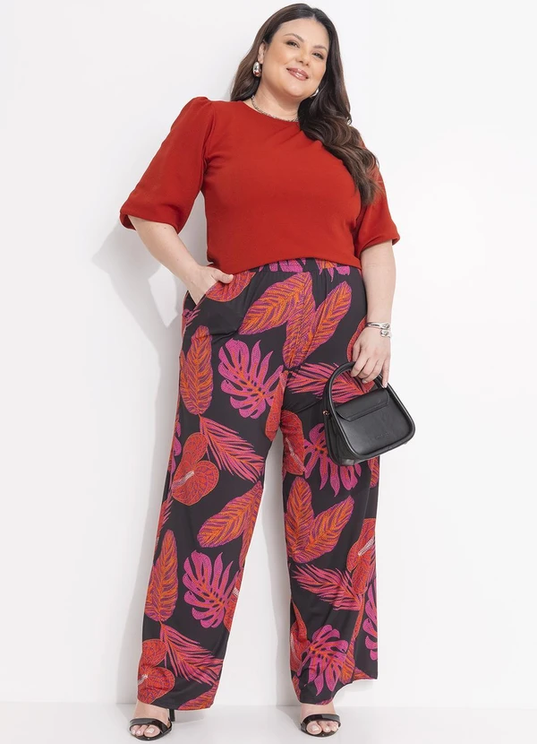 Quintess - Blusa Terracota em Malha Crepe 3