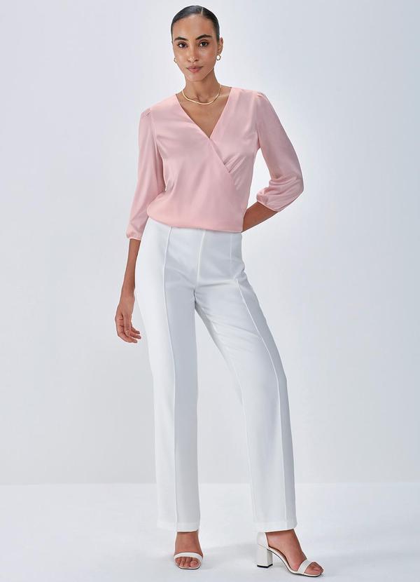 Principessa - Blusa Transpassada Rosiele Rosé 3