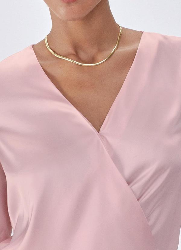 Principessa - Blusa Transpassada Rosiele Rosé 5