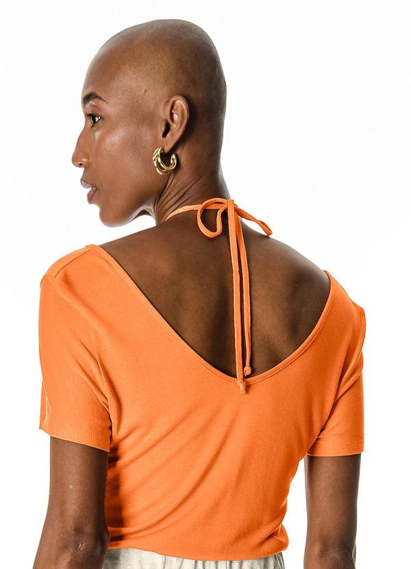 Rovitex - Blusa Tricot Feminina Laranja 2