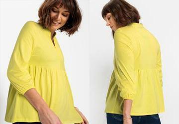 Blusa Verde Lima em Malha de Algodo