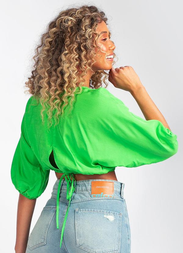 Colcci - Cropped em Viscose Verde 2