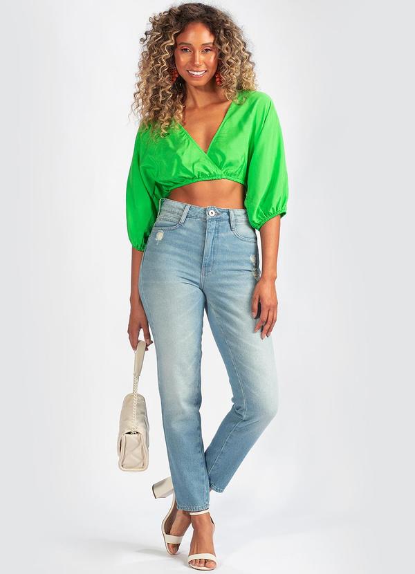 Colcci - Cropped em Viscose Verde 3