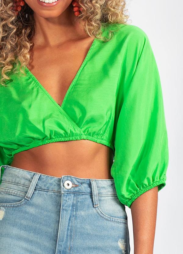 Colcci - Cropped em Viscose Verde 6