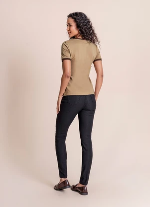 Angel - Blusa 1984 Bege - ANGEL