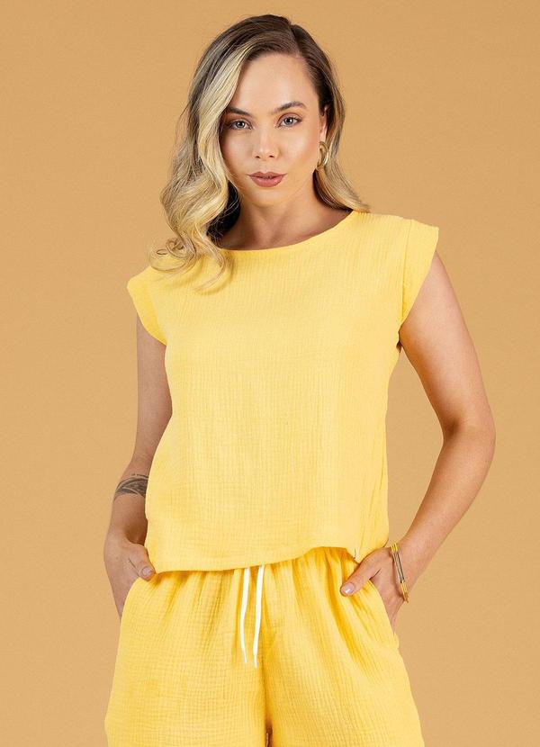 Soft Bonni - Blusa Adulto Feminino Amarelo