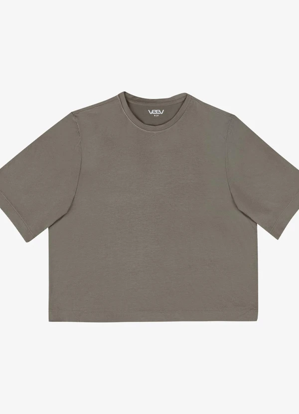 Veev - Blusa Adulto Feminino em Modal Marrom