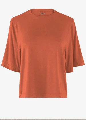 Veev - Blusa Adulto Feminino em Modal Marrom - VEEV