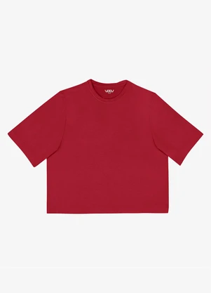 Veev - Blusa Adulto Feminino em Modal Vermelho - VEEV