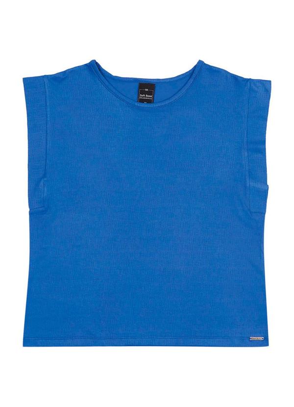 Soft Bonni - Blusa Adulto Texturizada Azul
