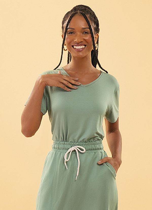 Soft Bonni - Blusa Adulto Visco Lycra Verde