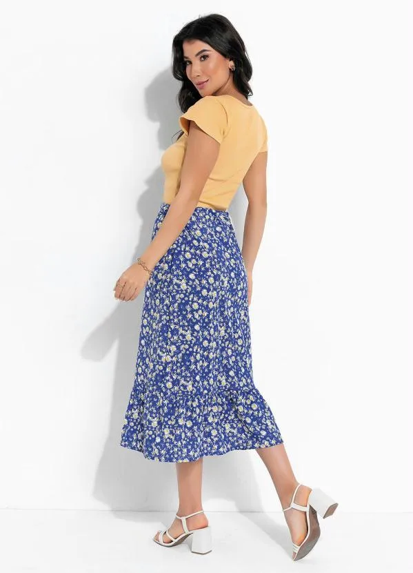 Rosalie - Blusa Amarela Decote Quadrado 4