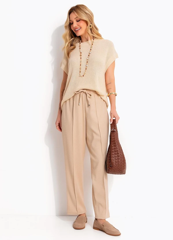 Quintess - Blusa Bege em Tricô 6