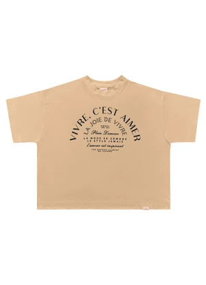 Angel - Blusa Amour Bege - ANGEL