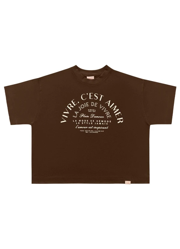 Angel - Blusa Amour Marrom 3